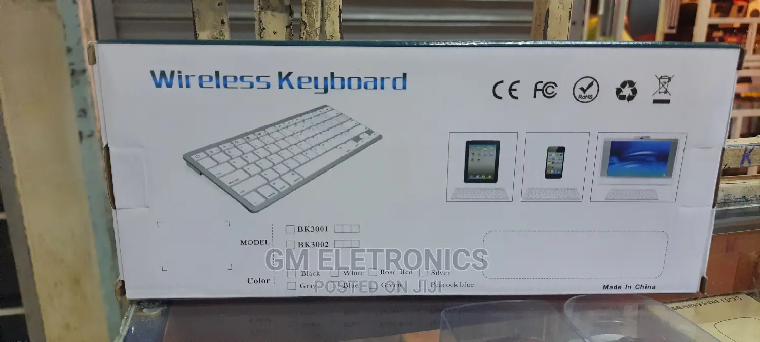Wireless Bluetooth Keyboard .