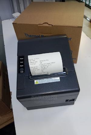 Lan and Usb Auto Cut Pos 80 Printer Thermal - thumbnail 2