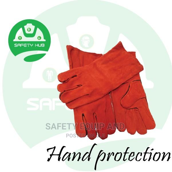 Long Leather Glove for Welding