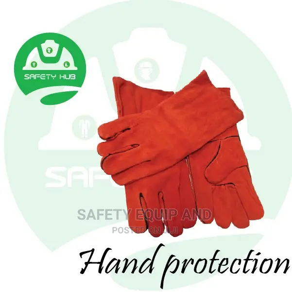 Long Leather Glove for Welding