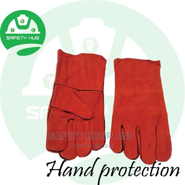 Long Leather Gloves/Long/Approved - main view