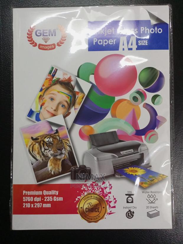 Inkjet Gloss Photo A4 Size - thumbnail 4
