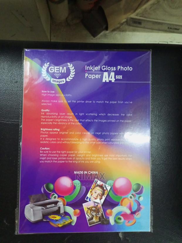 Inkjet Gloss Photo A4 Size - thumbnail 2