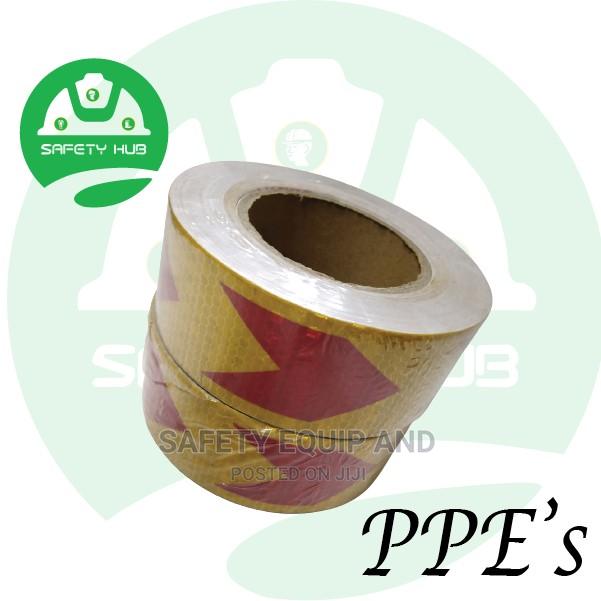 Yellow/Red Adhesive Tape - main view