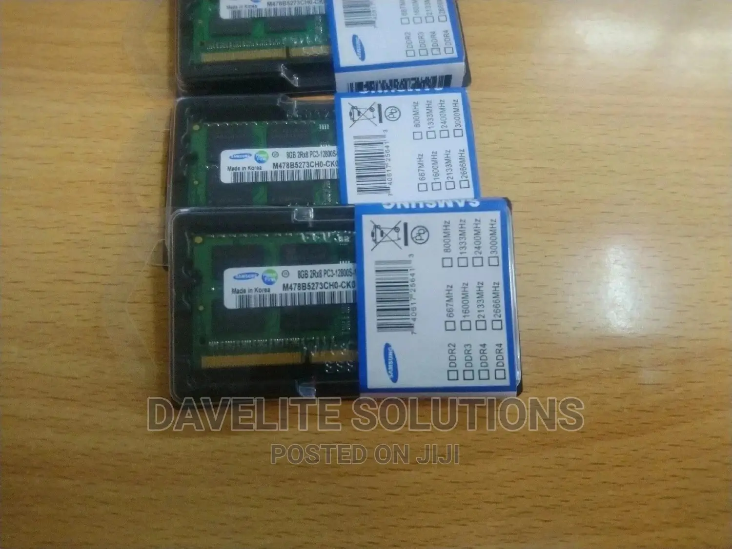 Dahua, Samsung or Crucial 8gb Ddr3 Ram for Laptop (8gb Pc3 Ram)