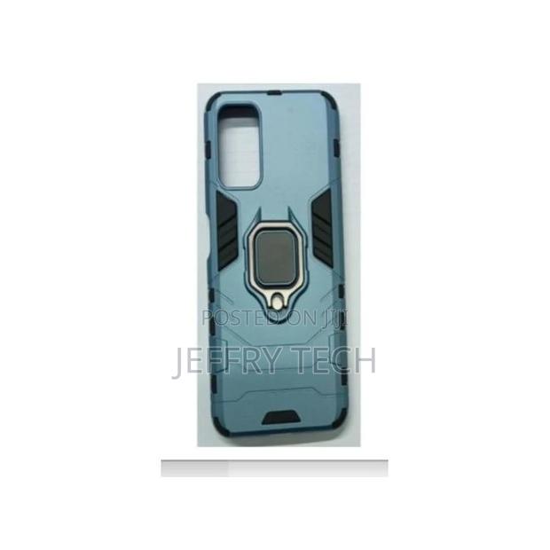 Case Rugged Shield Ring Cover for POCO M3 -Black - main view