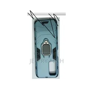 Case Rugged Shield Ring Cover for POCO M3 -Black