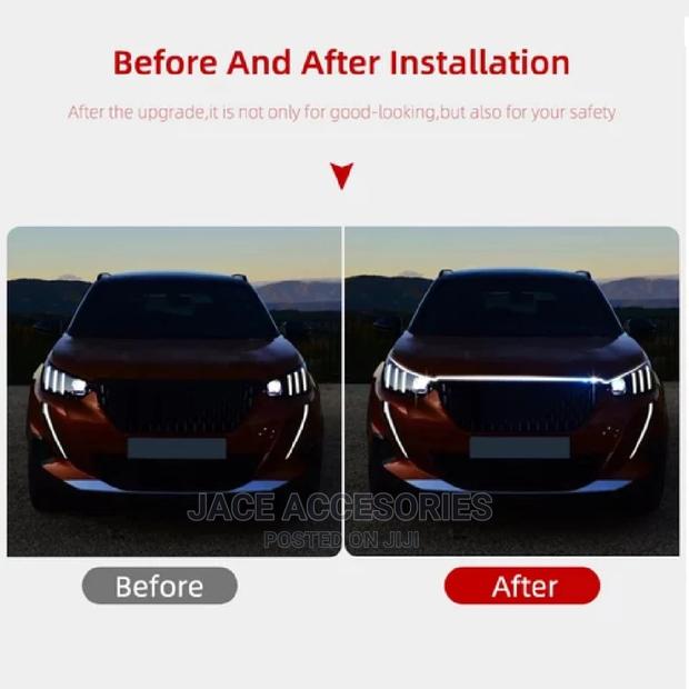 Cool Bonnet Hood Lights Tesla Style(Drl) - thumbnail 3