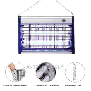 30wwall Mount Insect Trap Electric Indoor Bug Zapper UV .