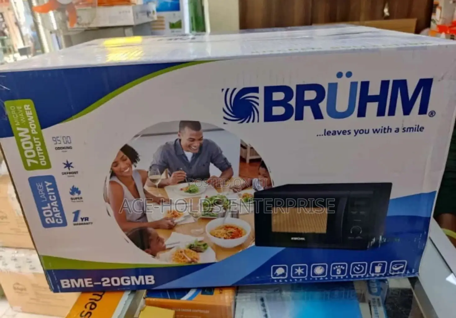 Brand New Bruhm Digital Microwave