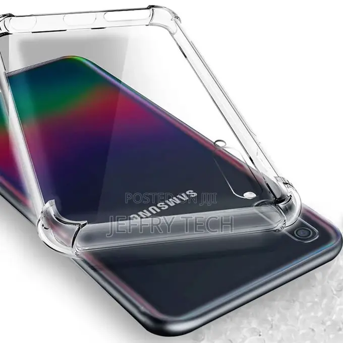 Galaxy A70 / A70S Case, Clear Soft Gel TPU Reinforced Corner