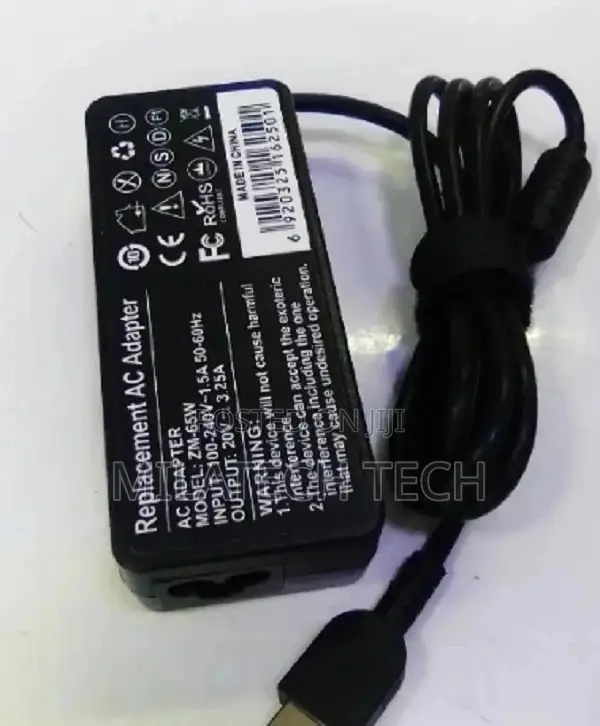 Replacement Adapter for Lenovo U.S.B 20v 3.25a