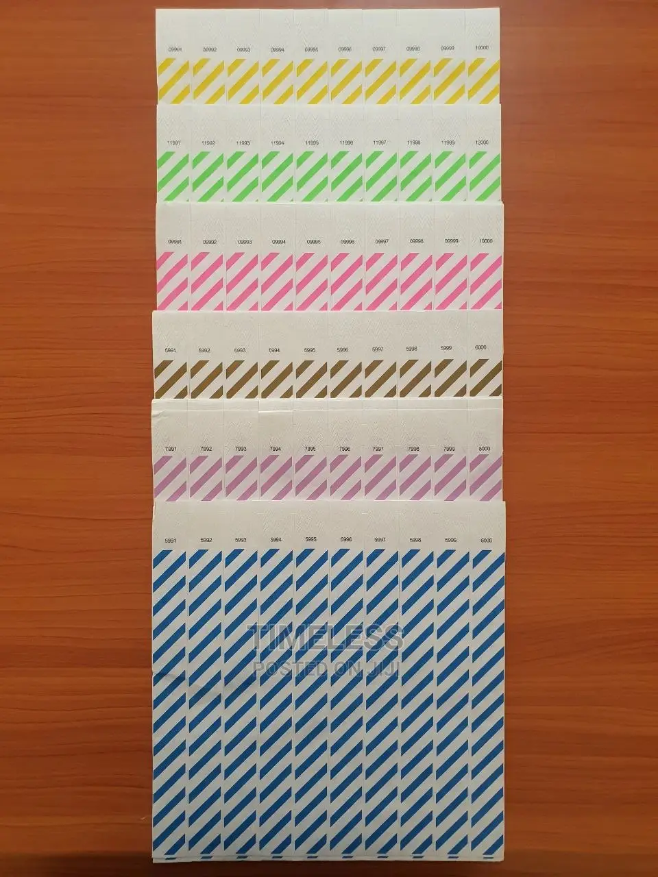 Stripped Event Wristbands \ Event Wristband \ Event Tags