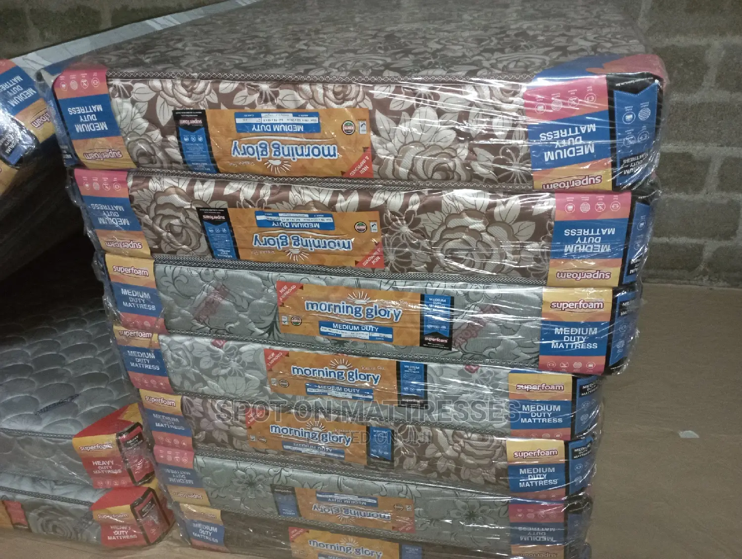 4by6 Medium Duty Quilted Mattresses.