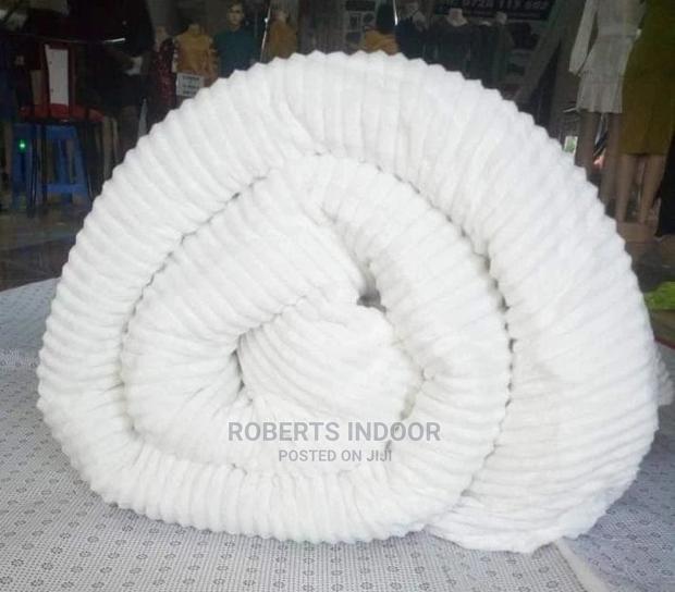 White Elegant Velvet Duvet - main view
