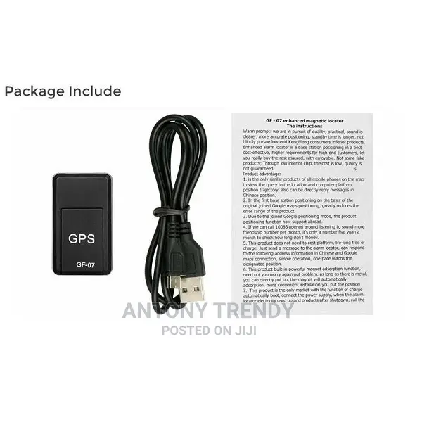 GF-07 Magnetic Mini Locator SIM Inserts Message Pets Device