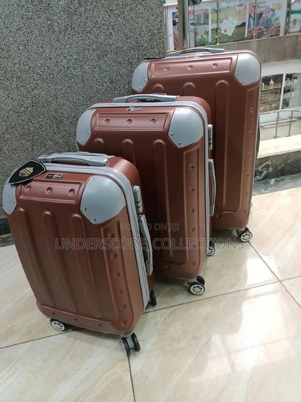 Stylish, Excellent Quality 3pcs Set Fiber Suitcase - thumbnail 3