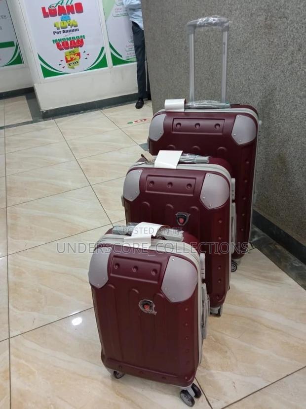Stylish, Excellent Quality 3pcs Set Fiber Suitcase - thumbnail 4