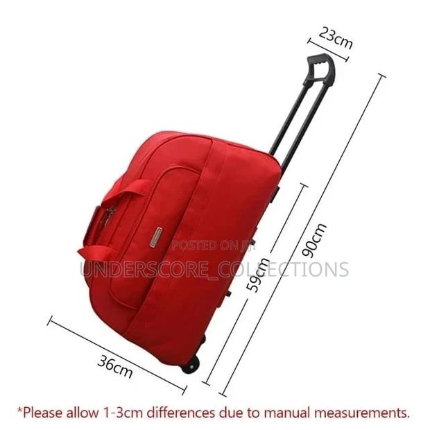 Travel Duffle Luggage Trolley Bag - thumbnail 3