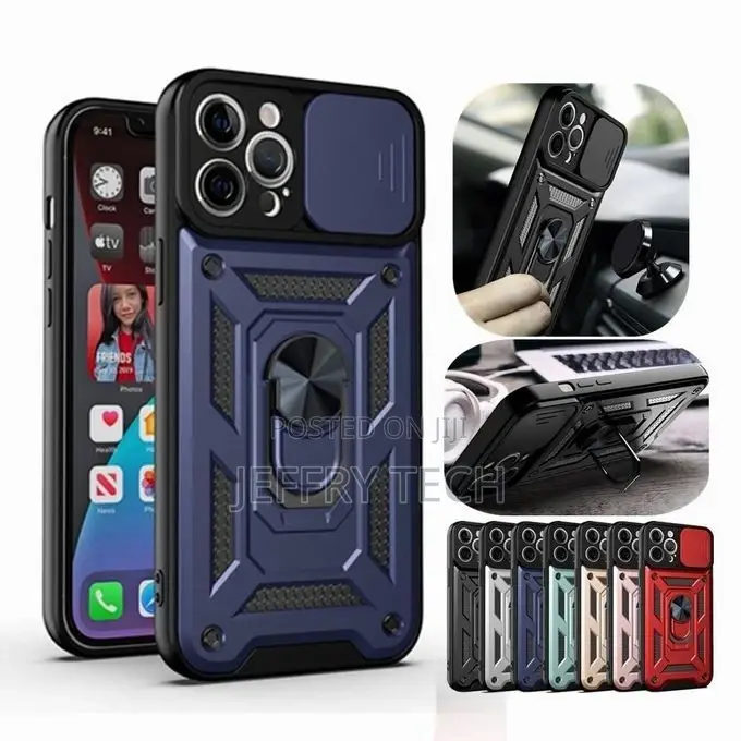 Generic iPhone 12 Case (Blue Hard Cover )