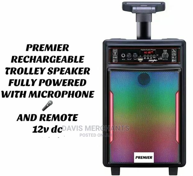 Fully Powered Rechargeable Speaker With Microphone - main view