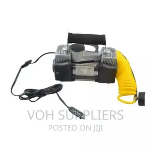Super Power and Double Pump Portable 12v Car Air Compressor