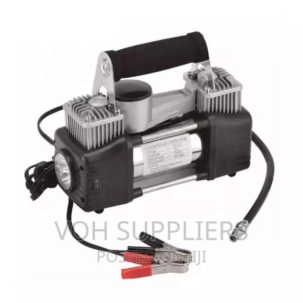 Super Power and Double Pump Portable 12v Car Air Compressor - thumbnail 3