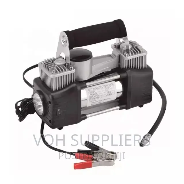 Super Power and Double Pump Portable 12v Car Air Compressor