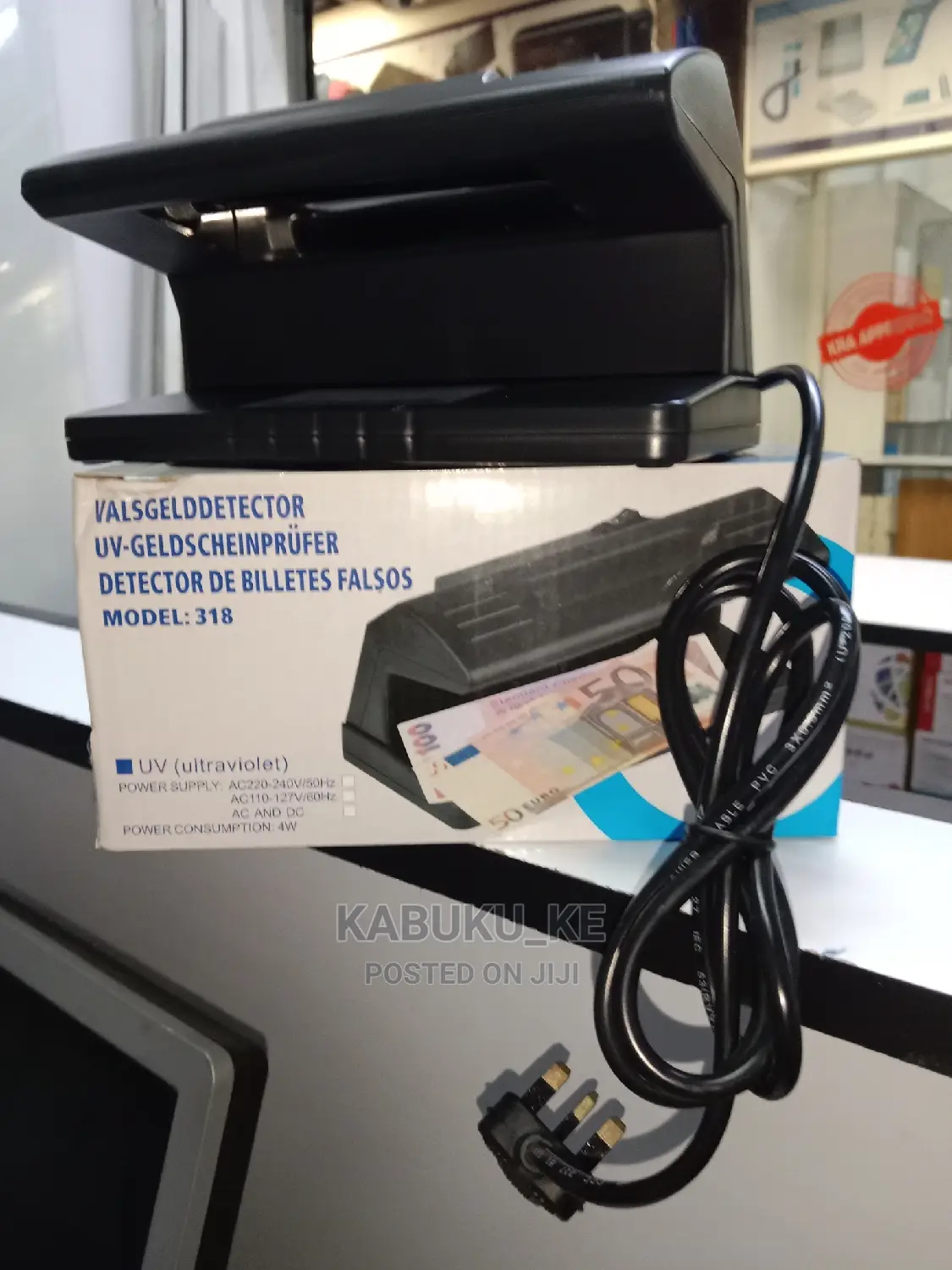Advanced Counterfeit Money Detector Model 318