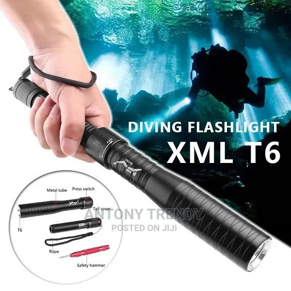 XML T6 LED Tactical Flashlight 5 Modes.