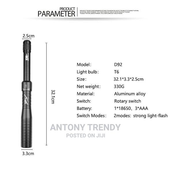 Portable 5000lumens XML T6 LED Tactical Flashlight 5 Modes.