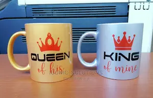 Branded Gold/Silver Mug