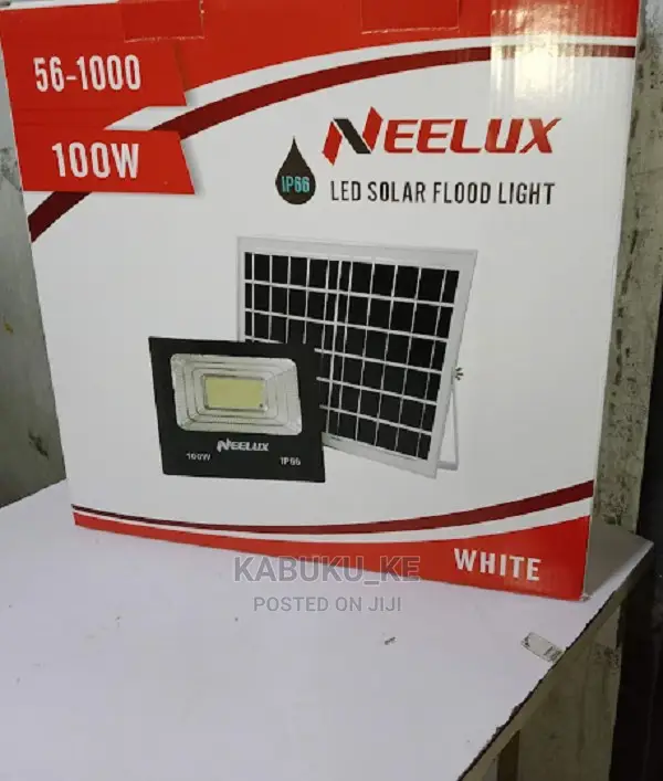 100W Watts Quality Remote Controlled Solar Floodlight
