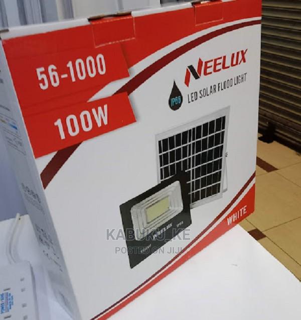 Solar Floodlight Black 100W - main view