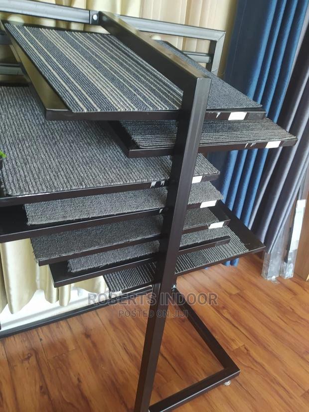 Grey Sturdy Carpet Tiles