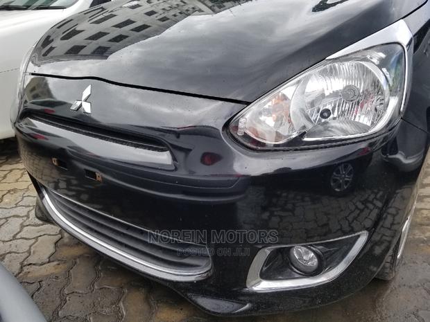 Mitsubishi Mirage 2014 Black - thumbnail 2