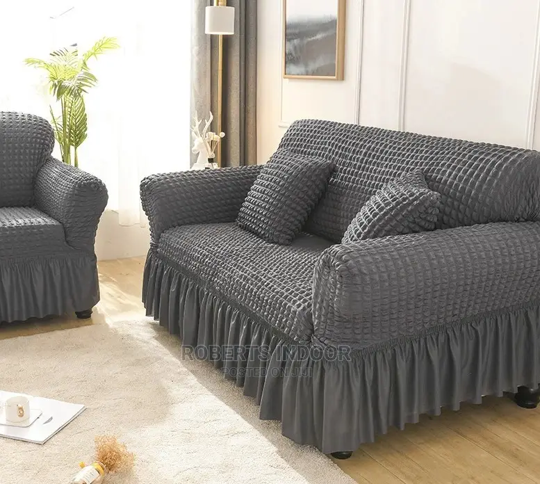 Dark Grey 7 Sutter Turkish Sofa Cover