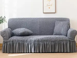 Datk Grey Turkish Elast Sofa Cover