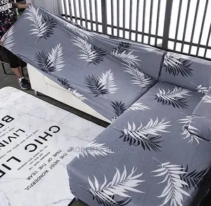 Grey Printed Elegabt Sofa Cover
