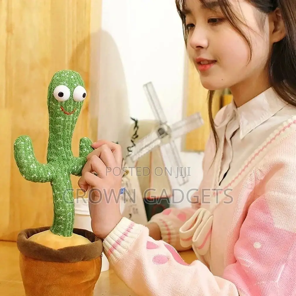 Dancing Cactus, Tiktok Cactus Plushie Electronic Plush Toy,