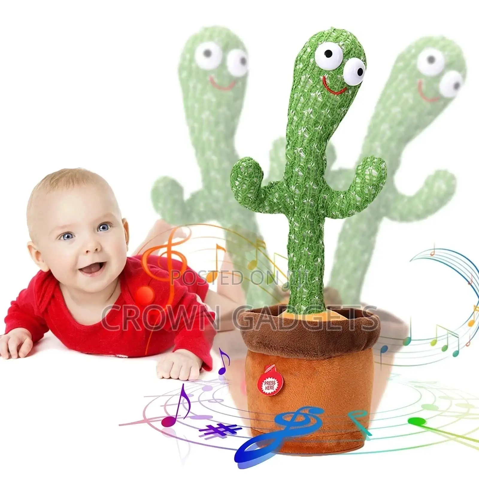 Singing Dancing Cactus Plush Toys for Home, Gift for Kids An