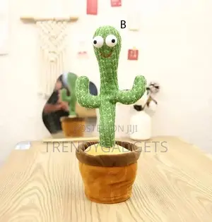Singing Dancing Cactus Plush Toys for Home, Gift for Kids An
