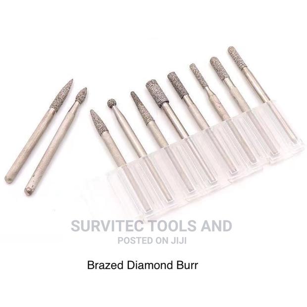 Brazed Diamond Burr Bits