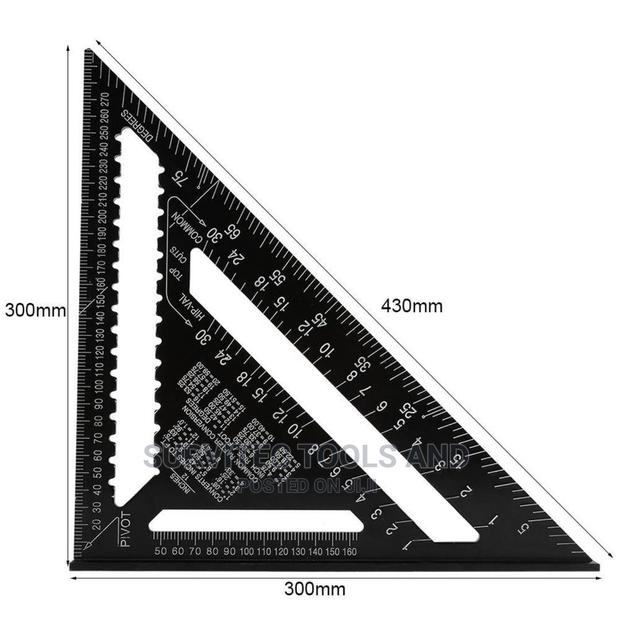 12" Aluminum Alloy Speed Square - thumbnail 2