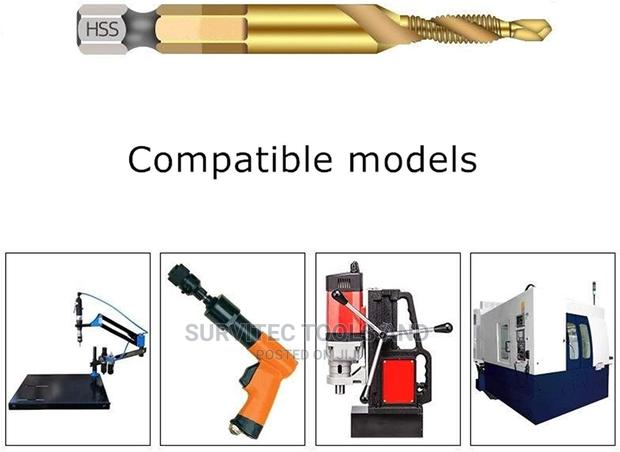 3 in 1 Machine Taps 6pcs Set - thumbnail 2
