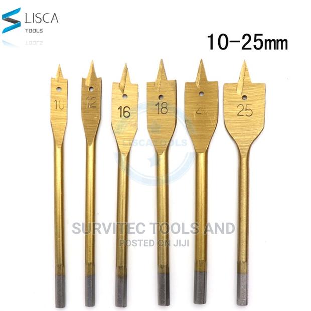 Flat Wood Bits 6pcs Set - thumbnail 2