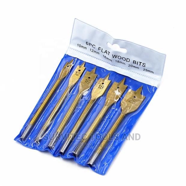 Flat Wood Bits 6pcs Set - main view