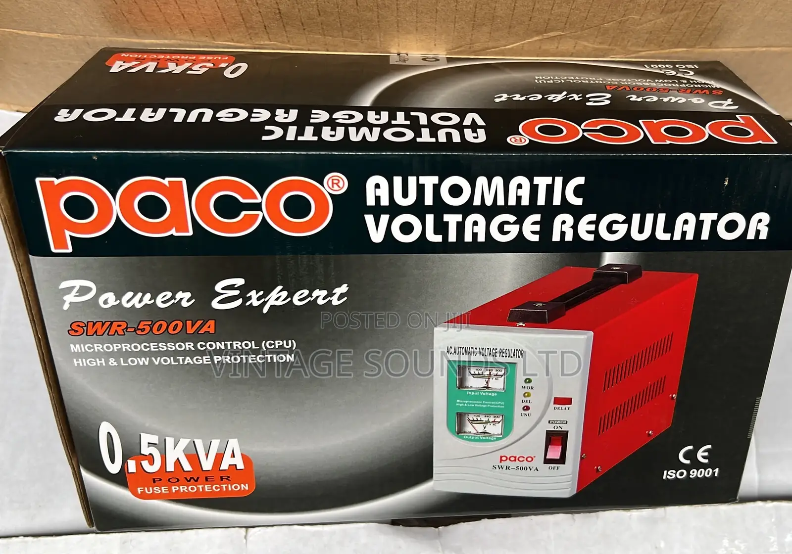 Paco Automatic Voltage Power Regulator MFA-500VA 0.5KVA