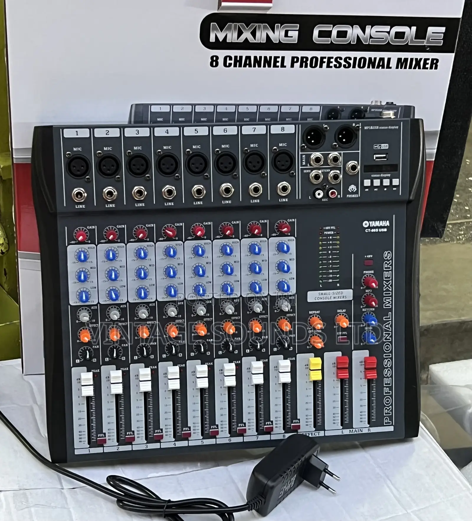 Yamaha Ct80s 8 Channel Audio Plain Mixer