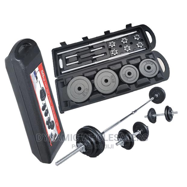 New 50 Kg Burbel and Dumbel Set